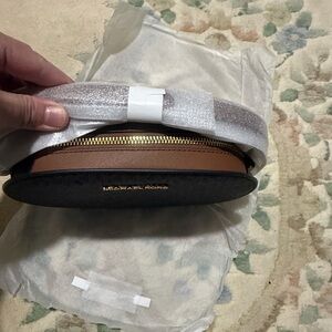 Michael Kors Black Monogram crossbody